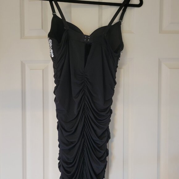 Silver sequence cocktail dress - Picture 6 of 6